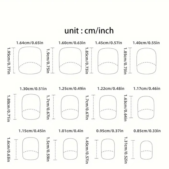 Black Pinkish Press On Nails With Checkerboard And Heart Design - Picture 4 of 4